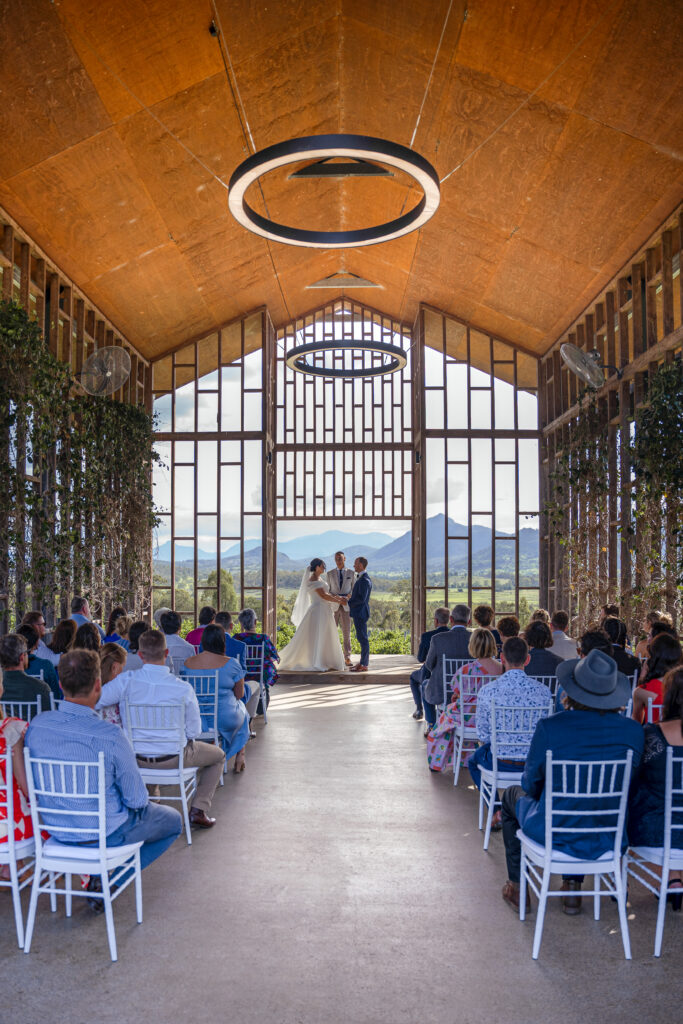 Wedding group photos Byron Bay, ceremony